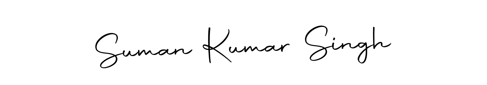 Create a beautiful signature design for name Suman Kumar Singh. With this signature (Autography-DOLnW) fonts, you can make a handwritten signature for free. Suman Kumar Singh signature style 10 images and pictures png