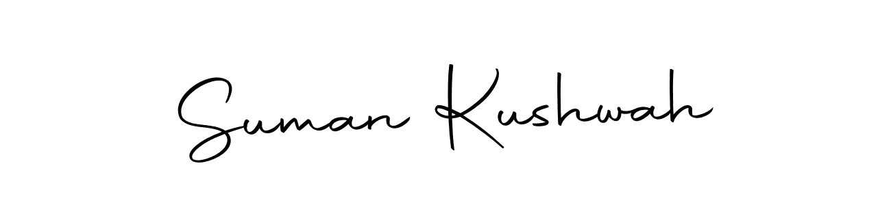 Use a signature maker to create a handwritten signature online. With this signature software, you can design (Autography-DOLnW) your own signature for name Suman Kushwah. Suman Kushwah signature style 10 images and pictures png