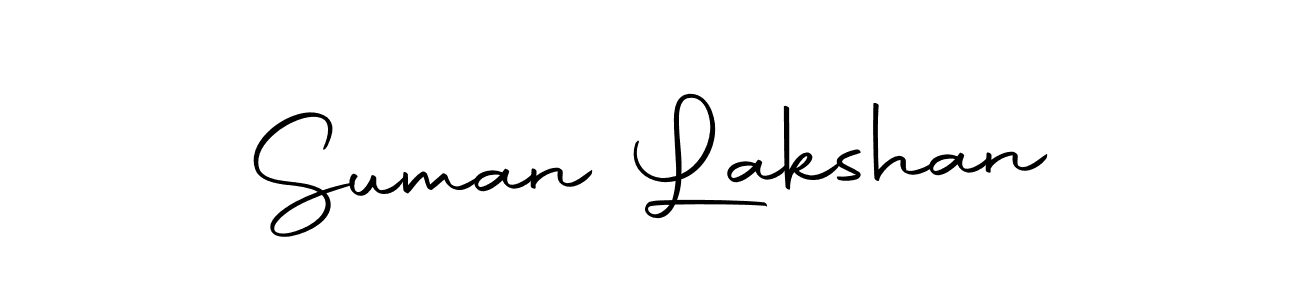 Use a signature maker to create a handwritten signature online. With this signature software, you can design (Autography-DOLnW) your own signature for name Suman Lakshan. Suman Lakshan signature style 10 images and pictures png