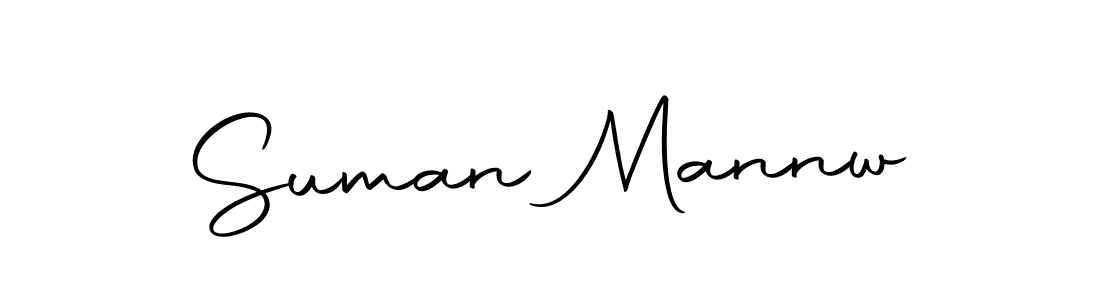 Make a beautiful signature design for name Suman Mannw. With this signature (Autography-DOLnW) style, you can create a handwritten signature for free. Suman Mannw signature style 10 images and pictures png