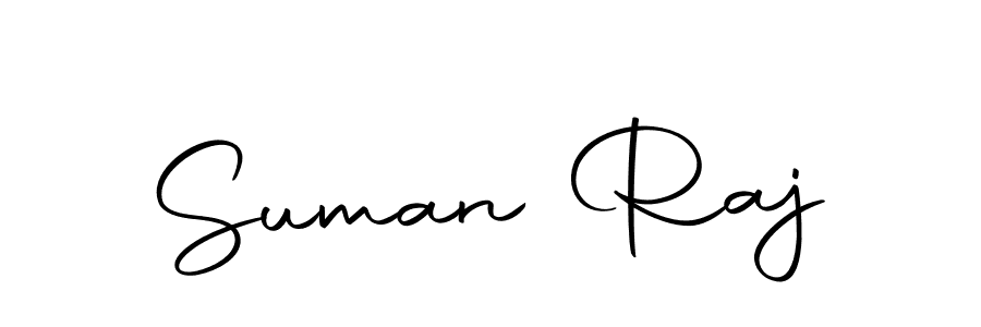 How to make Suman Raj name signature. Use Autography-DOLnW style for creating short signs online. This is the latest handwritten sign. Suman Raj signature style 10 images and pictures png