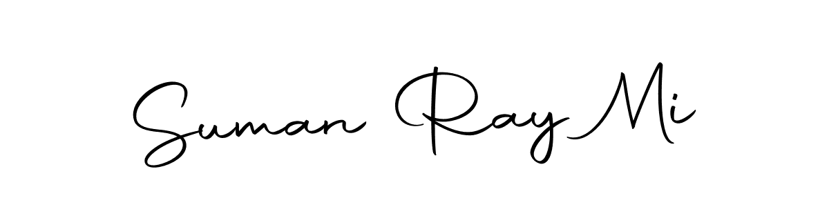 Make a beautiful signature design for name Suman Ray Mi. With this signature (Autography-DOLnW) style, you can create a handwritten signature for free. Suman Ray Mi signature style 10 images and pictures png