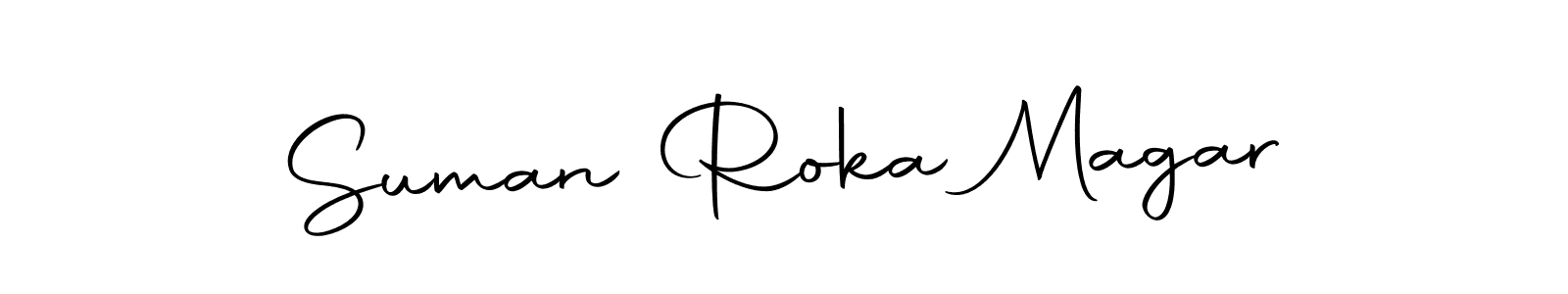 It looks lik you need a new signature style for name Suman Roka Magar. Design unique handwritten (Autography-DOLnW) signature with our free signature maker in just a few clicks. Suman Roka Magar signature style 10 images and pictures png