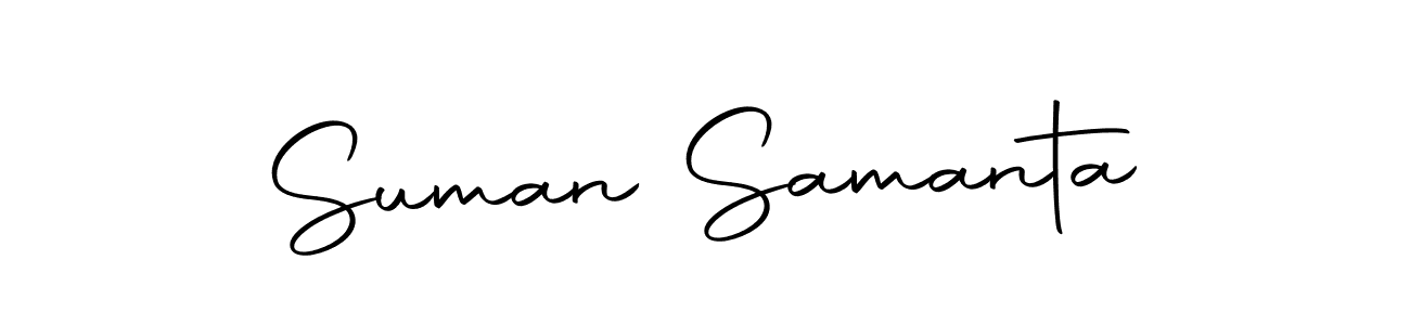 Make a beautiful signature design for name Suman Samanta. Use this online signature maker to create a handwritten signature for free. Suman Samanta signature style 10 images and pictures png