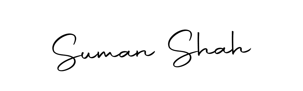 Also we have Suman Shah name is the best signature style. Create professional handwritten signature collection using Autography-DOLnW autograph style. Suman Shah signature style 10 images and pictures png