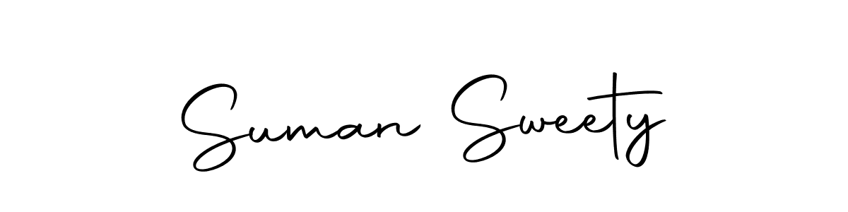 Design your own signature with our free online signature maker. With this signature software, you can create a handwritten (Autography-DOLnW) signature for name Suman Sweety. Suman Sweety signature style 10 images and pictures png