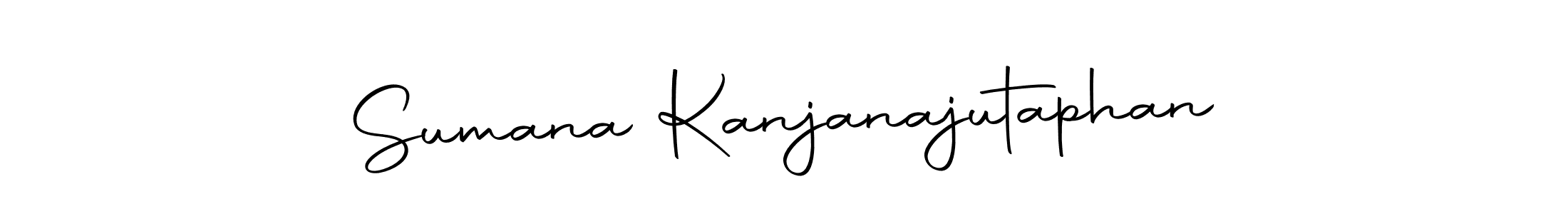 You should practise on your own different ways (Autography-DOLnW) to write your name (Sumana Kanjanajutaphan) in signature. don't let someone else do it for you. Sumana Kanjanajutaphan signature style 10 images and pictures png