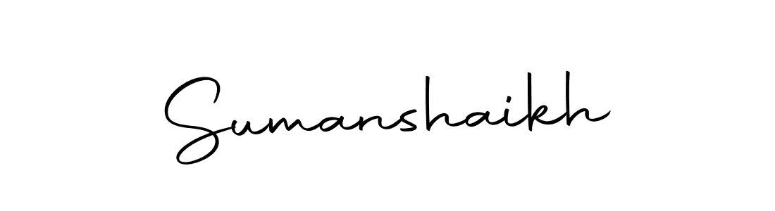 Create a beautiful signature design for name Sumanshaikh. With this signature (Autography-DOLnW) fonts, you can make a handwritten signature for free. Sumanshaikh signature style 10 images and pictures png