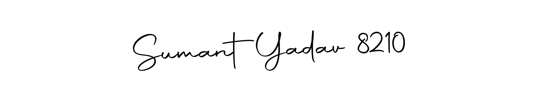 The best way (Autography-DOLnW) to make a short signature is to pick only two or three words in your name. The name Sumant  Yadav 8210 include a total of six letters. For converting this name. Sumant  Yadav 8210 signature style 10 images and pictures png