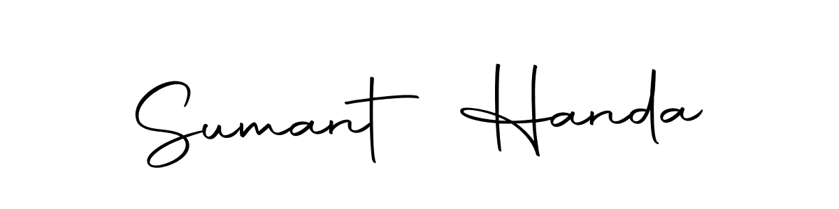 How to make Sumant Handa signature? Autography-DOLnW is a professional autograph style. Create handwritten signature for Sumant Handa name. Sumant Handa signature style 10 images and pictures png