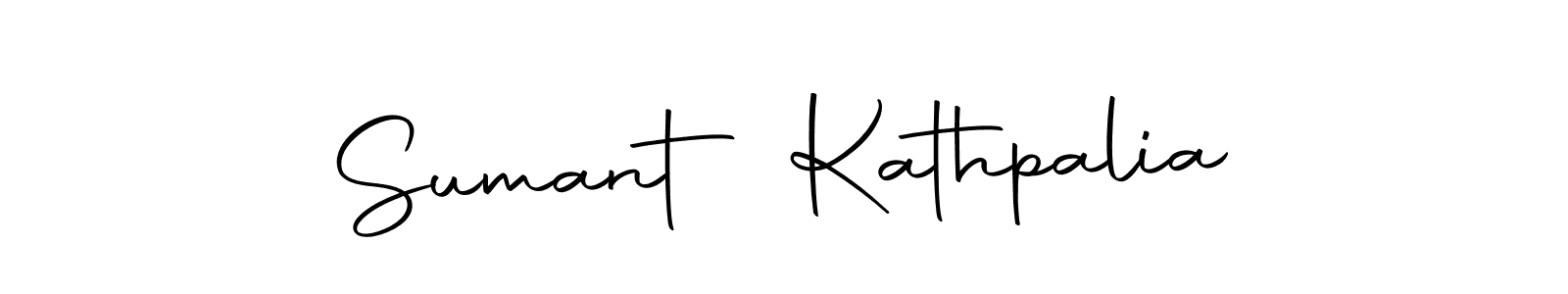 How to make Sumant Kathpalia name signature. Use Autography-DOLnW style for creating short signs online. This is the latest handwritten sign. Sumant Kathpalia signature style 10 images and pictures png