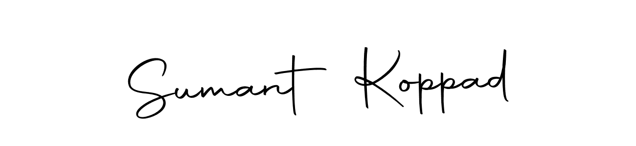 Create a beautiful signature design for name Sumant Koppad. With this signature (Autography-DOLnW) fonts, you can make a handwritten signature for free. Sumant Koppad signature style 10 images and pictures png