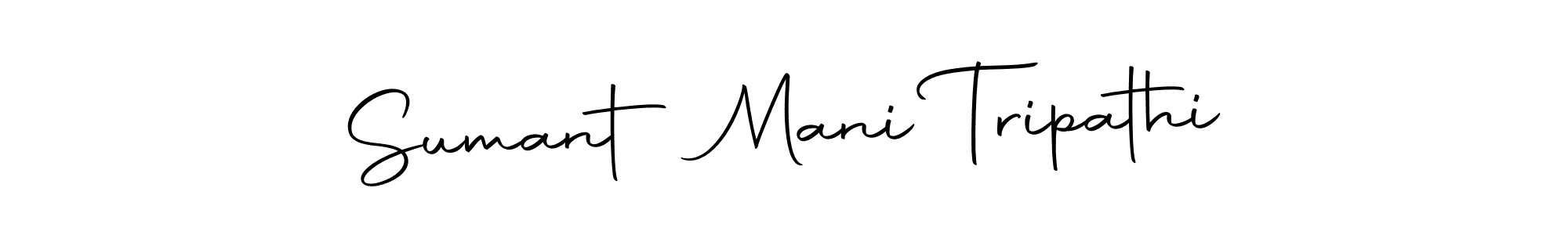 You should practise on your own different ways (Autography-DOLnW) to write your name (Sumant Mani Tripathi) in signature. don't let someone else do it for you. Sumant Mani Tripathi signature style 10 images and pictures png