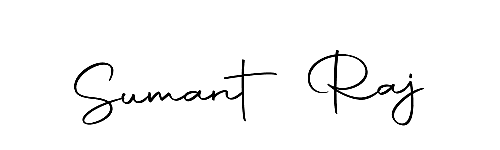 Design your own signature with our free online signature maker. With this signature software, you can create a handwritten (Autography-DOLnW) signature for name Sumant Raj. Sumant Raj signature style 10 images and pictures png