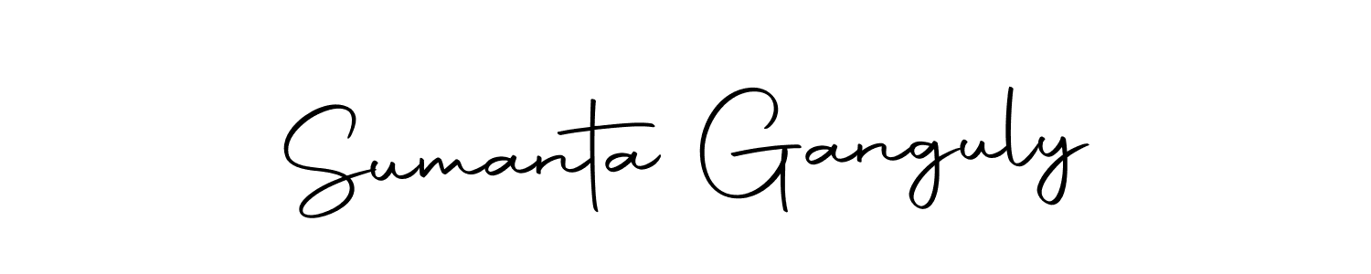 How to make Sumanta Ganguly name signature. Use Autography-DOLnW style for creating short signs online. This is the latest handwritten sign. Sumanta Ganguly signature style 10 images and pictures png