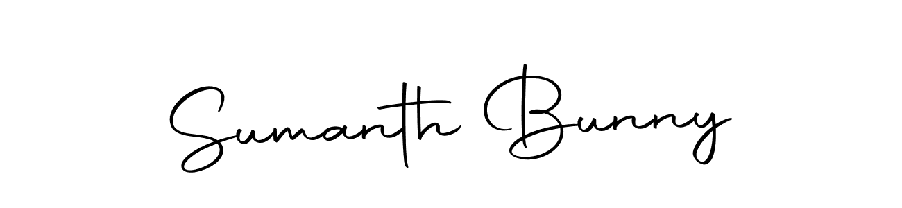 How to make Sumanth Bunny signature? Autography-DOLnW is a professional autograph style. Create handwritten signature for Sumanth Bunny name. Sumanth Bunny signature style 10 images and pictures png