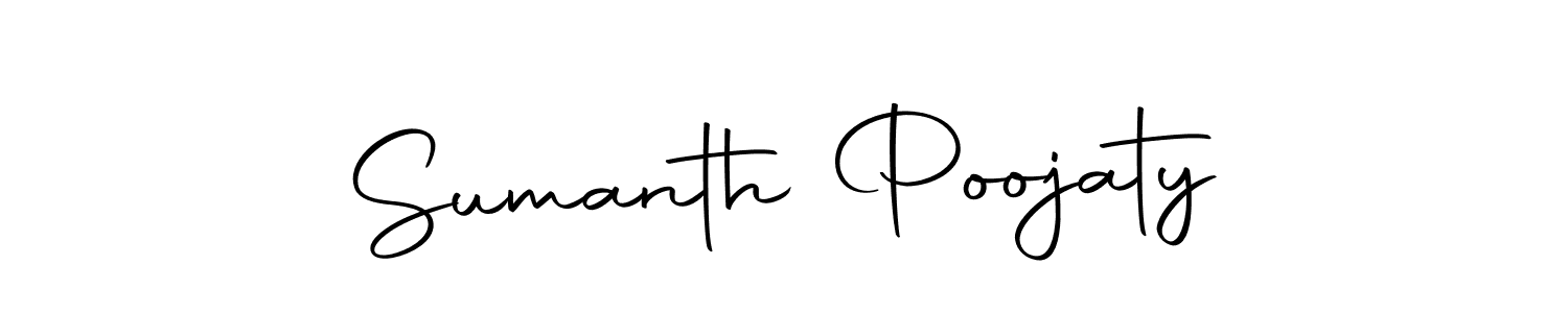 if you are searching for the best signature style for your name Sumanth Poojaty. so please give up your signature search. here we have designed multiple signature styles  using Autography-DOLnW. Sumanth Poojaty signature style 10 images and pictures png