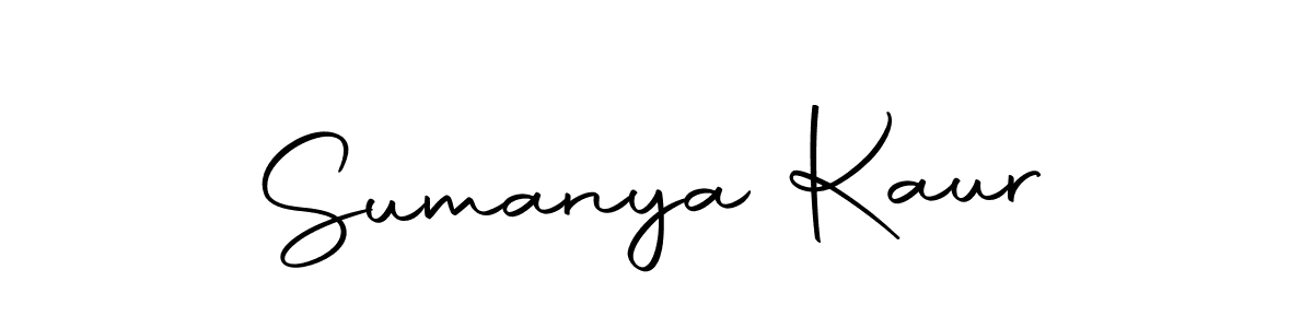Use a signature maker to create a handwritten signature online. With this signature software, you can design (Autography-DOLnW) your own signature for name Sumanya Kaur. Sumanya Kaur signature style 10 images and pictures png