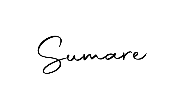 Create a beautiful signature design for name Sumare. With this signature (Autography-DOLnW) fonts, you can make a handwritten signature for free. Sumare signature style 10 images and pictures png