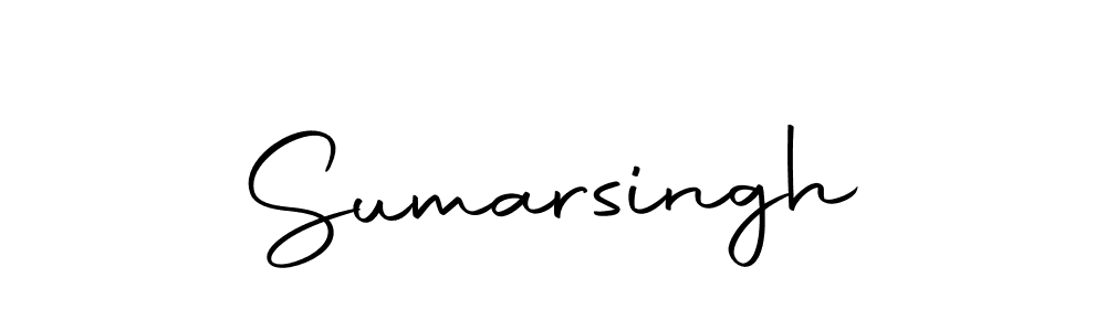 Create a beautiful signature design for name Sumarsingh. With this signature (Autography-DOLnW) fonts, you can make a handwritten signature for free. Sumarsingh signature style 10 images and pictures png