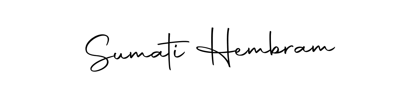 You should practise on your own different ways (Autography-DOLnW) to write your name (Sumati Hembram) in signature. don't let someone else do it for you. Sumati Hembram signature style 10 images and pictures png