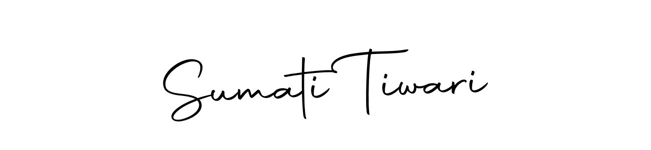 How to make Sumati Tiwari name signature. Use Autography-DOLnW style for creating short signs online. This is the latest handwritten sign. Sumati Tiwari signature style 10 images and pictures png