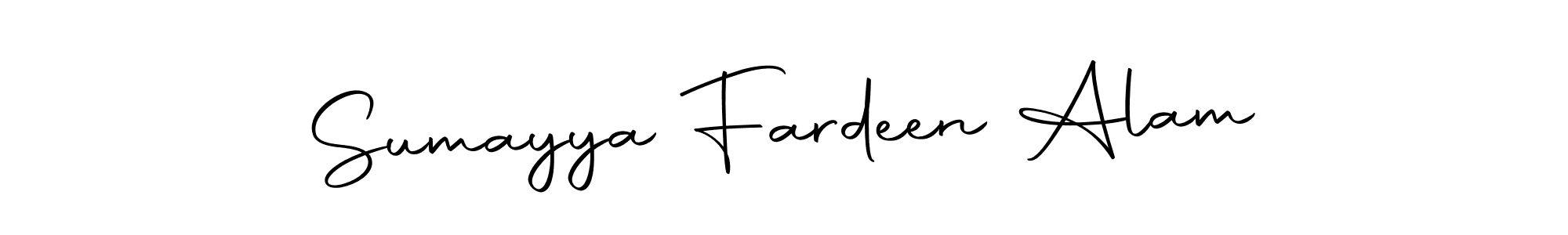 Autography-DOLnW is a professional signature style that is perfect for those who want to add a touch of class to their signature. It is also a great choice for those who want to make their signature more unique. Get Sumayya Fardeen Alam name to fancy signature for free. Sumayya Fardeen Alam signature style 10 images and pictures png