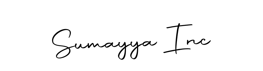 Sumayya Inc stylish signature style. Best Handwritten Sign (Autography-DOLnW) for my name. Handwritten Signature Collection Ideas for my name Sumayya Inc. Sumayya Inc signature style 10 images and pictures png