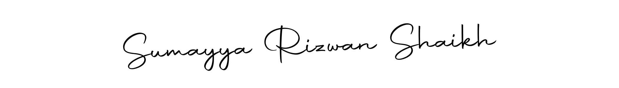 You should practise on your own different ways (Autography-DOLnW) to write your name (Sumayya Rizwan Shaikh) in signature. don't let someone else do it for you. Sumayya Rizwan Shaikh signature style 10 images and pictures png