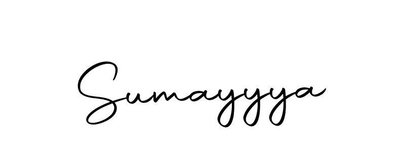 Make a beautiful signature design for name Sumayyya. Use this online signature maker to create a handwritten signature for free. Sumayyya signature style 10 images and pictures png