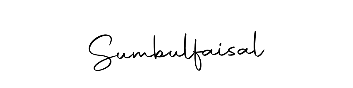 Design your own signature with our free online signature maker. With this signature software, you can create a handwritten (Autography-DOLnW) signature for name Sumbulfaisal. Sumbulfaisal signature style 10 images and pictures png