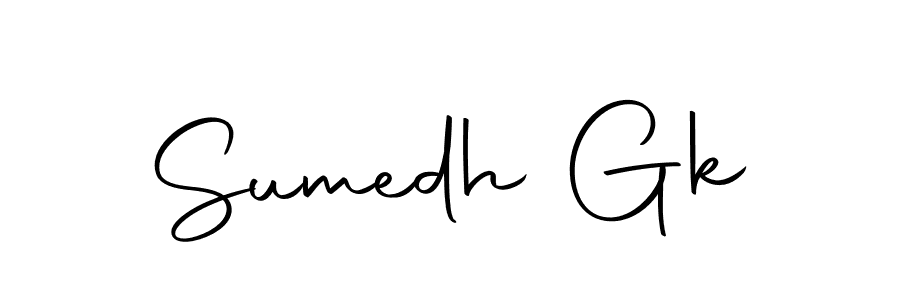 Sumedh Gk stylish signature style. Best Handwritten Sign (Autography-DOLnW) for my name. Handwritten Signature Collection Ideas for my name Sumedh Gk. Sumedh Gk signature style 10 images and pictures png