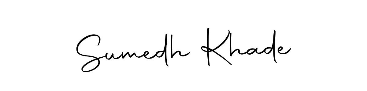 You can use this online signature creator to create a handwritten signature for the name Sumedh Khade. This is the best online autograph maker. Sumedh Khade signature style 10 images and pictures png