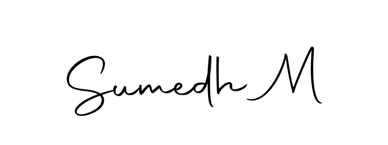 if you are searching for the best signature style for your name Sumedh M. so please give up your signature search. here we have designed multiple signature styles  using Autography-DOLnW. Sumedh M signature style 10 images and pictures png