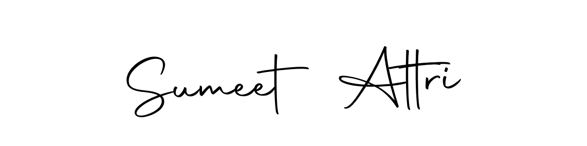 Make a beautiful signature design for name Sumeet Attri. With this signature (Autography-DOLnW) style, you can create a handwritten signature for free. Sumeet Attri signature style 10 images and pictures png