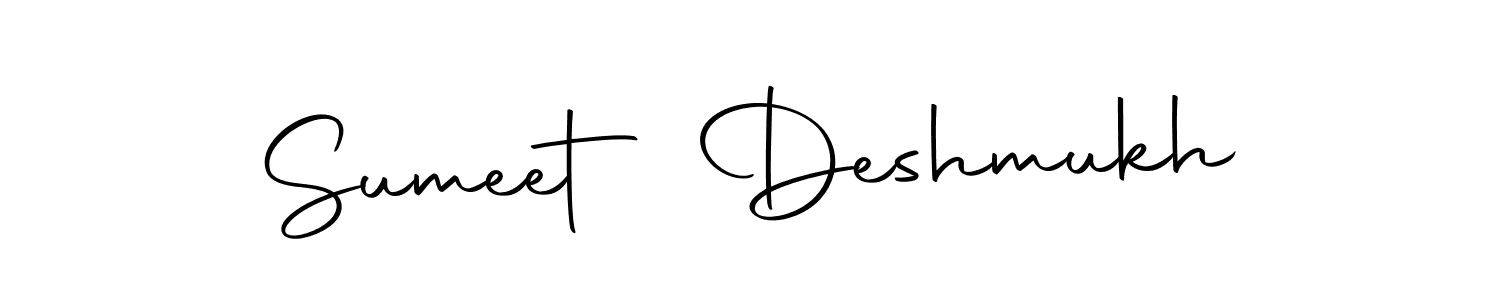 Design your own signature with our free online signature maker. With this signature software, you can create a handwritten (Autography-DOLnW) signature for name Sumeet Deshmukh. Sumeet Deshmukh signature style 10 images and pictures png
