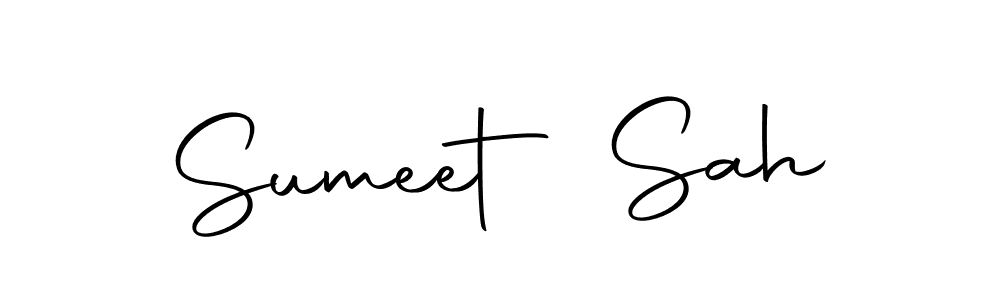 Use a signature maker to create a handwritten signature online. With this signature software, you can design (Autography-DOLnW) your own signature for name Sumeet Sah. Sumeet Sah signature style 10 images and pictures png