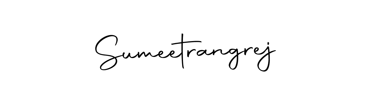 The best way (Autography-DOLnW) to make a short signature is to pick only two or three words in your name. The name Sumeetrangrej include a total of six letters. For converting this name. Sumeetrangrej signature style 10 images and pictures png