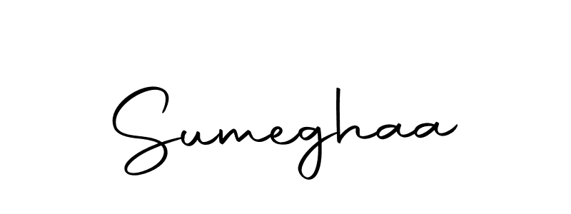 How to make Sumeghaa signature? Autography-DOLnW is a professional autograph style. Create handwritten signature for Sumeghaa name. Sumeghaa signature style 10 images and pictures png