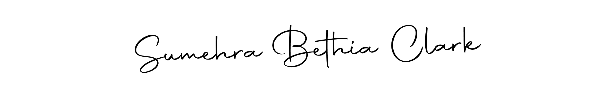 Once you've used our free online signature maker to create your best signature Autography-DOLnW style, it's time to enjoy all of the benefits that Sumehra Bethia Clark name signing documents. Sumehra Bethia Clark signature style 10 images and pictures png