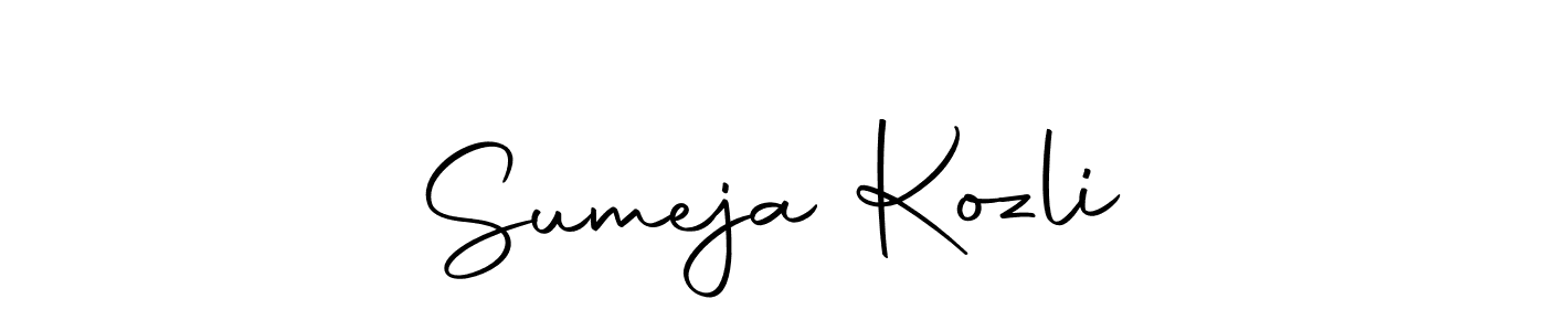 You can use this online signature creator to create a handwritten signature for the name Sumeja Kozlić. This is the best online autograph maker. Sumeja Kozlić signature style 10 images and pictures png