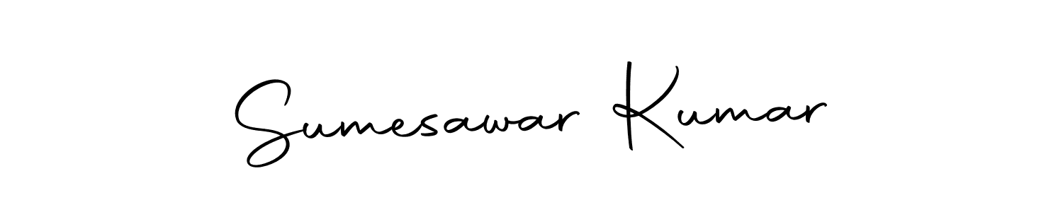 Use a signature maker to create a handwritten signature online. With this signature software, you can design (Autography-DOLnW) your own signature for name Sumesawar Kumar. Sumesawar Kumar signature style 10 images and pictures png