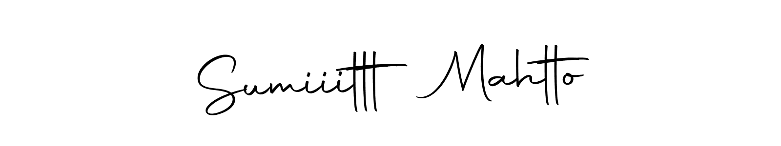 Create a beautiful signature design for name Sumiiittt Mahtto. With this signature (Autography-DOLnW) fonts, you can make a handwritten signature for free. Sumiiittt Mahtto signature style 10 images and pictures png