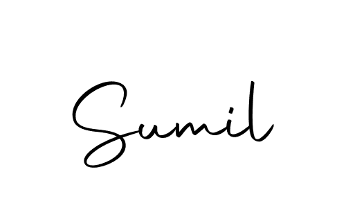 Design your own signature with our free online signature maker. With this signature software, you can create a handwritten (Autography-DOLnW) signature for name Sumil. Sumil signature style 10 images and pictures png