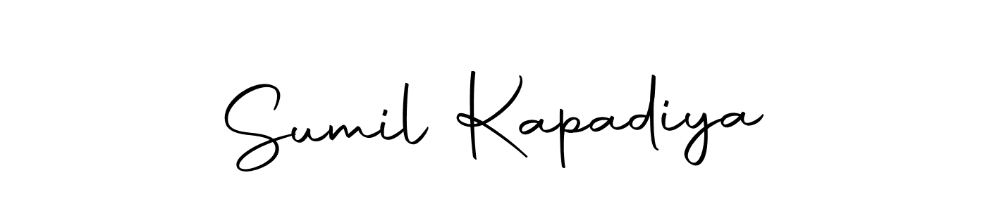 Make a beautiful signature design for name Sumil Kapadiya. With this signature (Autography-DOLnW) style, you can create a handwritten signature for free. Sumil Kapadiya signature style 10 images and pictures png