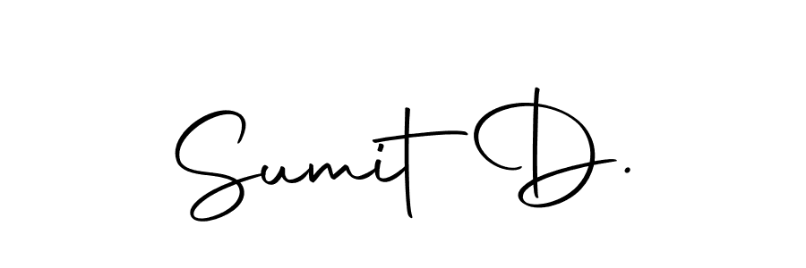 This is the best signature style for the Sumit  D. name. Also you like these signature font (Autography-DOLnW). Mix name signature. Sumit  D. signature style 10 images and pictures png