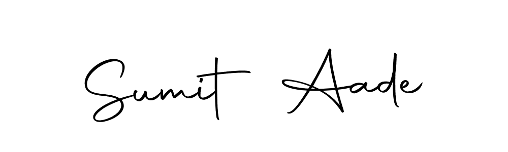 Make a beautiful signature design for name Sumit Aade. Use this online signature maker to create a handwritten signature for free. Sumit Aade signature style 10 images and pictures png