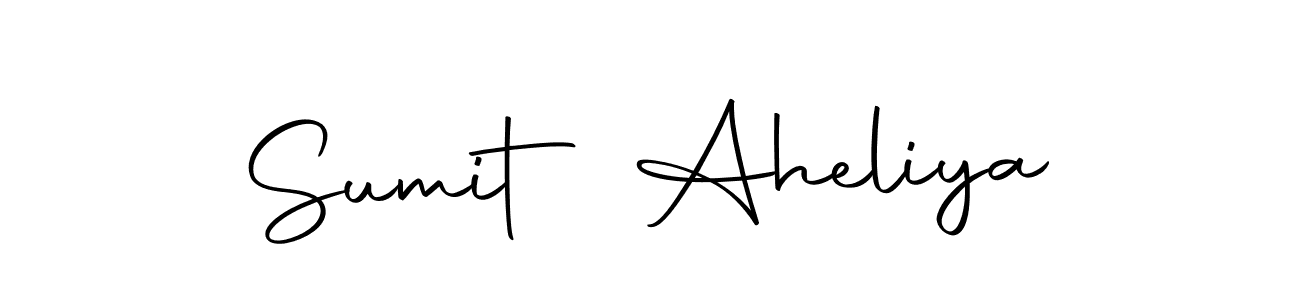 Use a signature maker to create a handwritten signature online. With this signature software, you can design (Autography-DOLnW) your own signature for name Sumit Aheliya. Sumit Aheliya signature style 10 images and pictures png