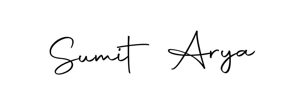 The best way (Autography-DOLnW) to make a short signature is to pick only two or three words in your name. The name Sumit Arya include a total of six letters. For converting this name. Sumit Arya signature style 10 images and pictures png