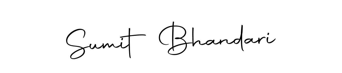 Sumit Bhandari stylish signature style. Best Handwritten Sign (Autography-DOLnW) for my name. Handwritten Signature Collection Ideas for my name Sumit Bhandari. Sumit Bhandari signature style 10 images and pictures png